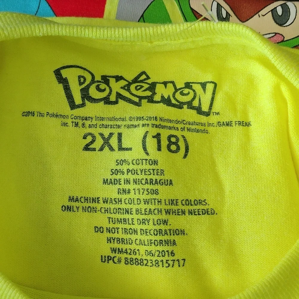 Big Boys Pokemon Glass Shatter Effect Character T-Shirt, 2XL 18 - Picture 3 of 4